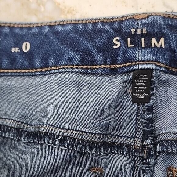 White House Black Market womens low rise" The Slim" Jeans, size 0 - Picture 6 of 12